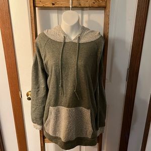 Green Pull Over Hoodie